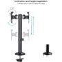 Tooq Soporte de Mesa para 2 Monitores DB1132TN-B 17''-32''